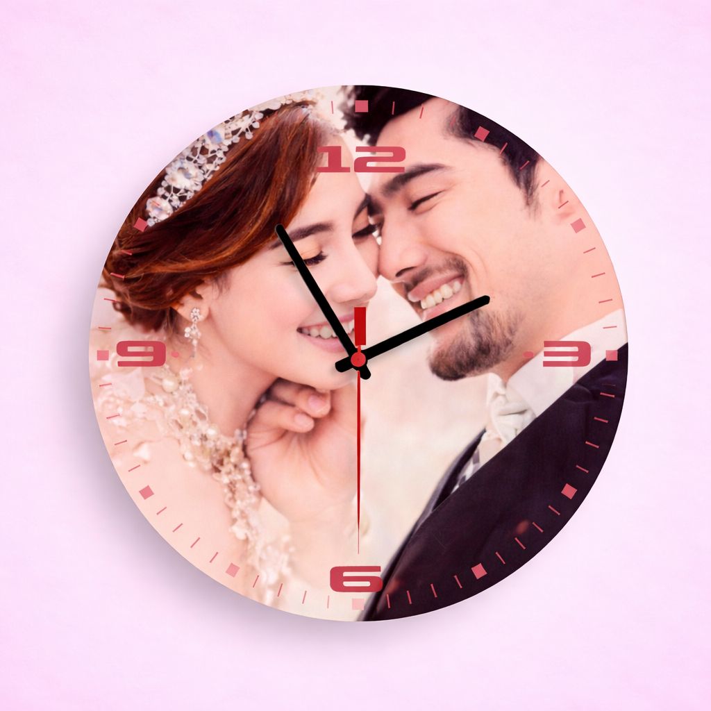 Custom Photo Clocks (Round-20cm)